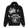 Sudadera con capucha de terciopelo Bpm con estampado de letras Broken Planet, holgada, casual, para hombre y mujer, moderna, otoño e invierno