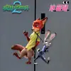 Imán para Refrigerador de Zootopia Lindo Dibujo Animado Zorro Magnético Nick Judy Decoración Magnética para Refrigerador Regalo para Amigos