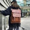 Mochila Nueva 2023 de Cuero PU Suave para Negocios y Desplazamientos, Gran Capacidad, Mochila Escolar para Computadora, Combinable, Estilo Universitario, Venta al por Mayor