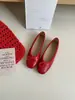 Zapatos de Ballet con Lazo Estilo Coreano para Mujer 2026 Primavera y Otoño Nuevos Planos de Punta Baja Suela Blanda Sin Cordones Zapatos Mary Jane