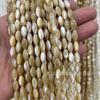 6x 12mm Caracol Herradura Cuentas de Arroz Joyería DIY Amazon Collar Pulsera Accesorios Semi-terminados Material para Pendientes