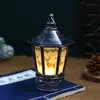 Lámpara de Viento Navideña Lámpara de Llama Artificial Luz de Noche Retro Decoraciones Navideñas Luminosas Adornos para Lámpara de Viento Navideña