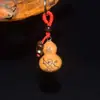 Calabaza natural 12 signos del zodíaco cuentas de madera llavero colgante calabaza pequeña colgante de regalo calabaza decorativa