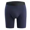 Ropa interior térmica cálida para hombre de invierno con forro polar, engrosada, resistente al desgaste, pantalones largos tipo bóxer para las piernas, pantalones bóxer para mediana edad y personas mayores