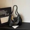 Bolsa de Axila Estilo Casual e Preguiçoso, Tendência Primavera 2026 Nova Bolsa de Ombro Transversal Retro para o Dia a Dia, Bolsa Tote Estilosa