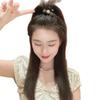 Pinza para el Pelo de Chal Suave Otoño e Invierno, Pinza para el Pelo de Perla y Circonita de Lujo Ligero, Pinza Lateral de Alto Valor para el Flequillo, Pinza para Cola de Caballo Alta