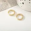 Pendientes Más Vendidos de Amazon, Pendientes Redondos Geométricos de Lujo Ligero y Gama Alta, Pendientes de Aro Lisos de Aleación para Mujer