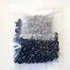 Bolsas Ojos de muñeca DIY Ojos de peluche Accesorios Ojos completamente negros Un paquete de 100+100 espaciadores