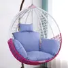 Almofada de assento para cesta suspensa, almofada para balanço de cadeira suspensa, almofada de cadeira integrada espessa para berço de rattan, almofada de assento destacável e lavável transfronteiriça