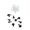 Olhos de Boneca com Rosca, Olhos de Segurança para Bichos de Pelúcia, Globos Oculares Realistas, Acessórios para Brinquedos DIY, Olhos de Animal