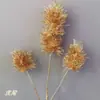 Simulação Flor de Ano Novo Flor Plástica Dourada Balde de Ano Novo Galhos Longos Palmeira Vermelha Hortênsia Palavra Fu Amor Flor de Ano Novo Atacado