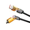 Cabo de Guerra Interestelar 6A Carregamento Rápido Cabo de Dados Porta Dupla Adequado para Apple 15 Tablet Huawei Carregamento Pd65W65W Carga Rápida