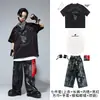 Junho 1 Roupa de Street Dance Infantil Hip Hop Crianças Meninos e Meninas Legais Bonitos Conjunto Hiphop Passarela Fashionável Roupa de Performance Tendência