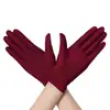 Guantes Delgados de Spandex para Conducir en Primavera y Otoño, Color Sólido Negro y Blanco, Unisex, Transpirables, Adecuados para Etiqueta y Baile, Estilo Verano, Unisex