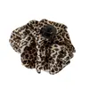 Pinza de Burbuja de Nube Estampado de Leopardo de 13 cm Pinza de Tiburón para el Cabello Retro Otoño e Invierno Pinza Elegante para Cola de Caballo Accesorios para el Cabello de Moda Venta al por Mayor