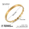 Pulsera de Acero de Titanio en Forma de Corazón Dorado para Mujer, Moda de Lujo Ligero, No se Desvanece, con Cierre de Broche, Joyería de Estilo Europeo y Americano Transfronterizo