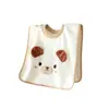 Toalla de Lavar para Bebés de Cuatro Estaciones Clase A Multifuncional Bordada Impermeable Ropa que No se Moja Cepillado de Dientes para Bebés Lavado de Cara Enjuague de Boca Tela para Lavar