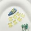 Nova Joia de Unha Borboleta Aurora Vermelha da Internet Japonesa Cor Três-dimensional Resina Fada Decoração de Unha Broca Atacado