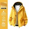 Chaqueta cortavientos e impermeable para mujer estilo Fujian, nueva colección primavera/otoño 2026, adecuada para parejas, diseñada para senderismo