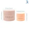 Remax 15G/30G/50G/80G/100G Caixa de Creme de Plástico PP Frasco Reutilizável Recipiente para Creme Facial