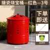 Quemador de incienso de acero inoxidable, quemador de incienso engrosado para uso doméstico, cubo para quemar incienso dorado sin humo para interiores con revestimiento interior y base de fuego de papel de aluminio