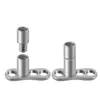 Implante Óseo de Hélice Interna de Aleación de Titanio G23, Clavo para Injerto de Piel, Implante Óseo Epidérmico, Joyería Minimalista para Piercings, Piercing de Oreja con Circonita