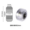 Accesorios para Impresora 3D Rueda de Polea Guía de Plástico Rueda Pasiva Rueda con Rodamiento Pom Rueda Loca Rueda Grande Rueda en V de Acero Inoxidable