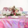 Funda de mesa láser lámina holográfica niña Fiesta boda cumpleaños fiesta de sirena decoración suministros de boda decoración de boda