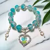 Pulseira Princesa Fofa Cor de Doce para Melhores Amigas, Pulseiras de Contas para Crianças, Doce e Sofisticada, Bijuterias Versáteis para Barracas