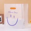 Bolsa de Empaque para Hornear Bolsa Tote Transparente de Plástico Bolsa de Cuatro Dedos Translúcida Empaque para Llevar Sushi Tostadas Pan Personalización