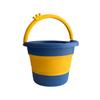 Cubo de viaje para el hogar, cubo plegable portátil para baño de pies, cubo de baño redondo mini de plástico para niños al aire libre