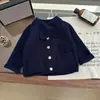 Suéter para Bebé Estilo Coreano 2025 Primavera Nuevo Estilo para Niños Bufanda de Lazo Estilo Occidental Cardigan Tejido Chaqueta Versátil