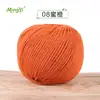 Hilo de Algodón Hueco de 2 mm para Bolsas de Playa Caladas Hechas a Mano con Ganchillo, Material Especial Bola de Hilo Redonda de 2 mm