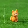 Figuritas realistas en miniatura de capibara y zorro para microlandsajes, accesorios de decoración DIY, exquisitos adornos pequeños