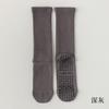 90% algodón calcetines de yoga medias algodón antideslizante Fitness Pilates interior medias calcetines deportivos color sólido calcetines de largo medio