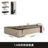Mesa de chefe, mesa de escritório, mesa executiva simples e moderna, mesa CEO de luxo leve, armário de fundo, conjunto de mesa e cadeira para escritório