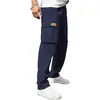 Pantalones Cargo Casuales Versátiles de Color Sólido Estilo Americano Único para Hombre de Verano de Amazon Disponibles para el Viaje Diario con Cordón