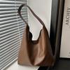Bolso Tote Popular de Color Sólido de Gran Capacidad 2024 Otoño Nuevo Ocio Viajero Bolso de Hombro Bolso de Mano Personalizado de Moda