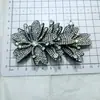 Novas Sandálias DIY de Joias com Forma de Flor Colorida Cheia de Diamantes Acessórios de Cabelo Adesivos de Tecido com Strass Acessórios de Roupa Flores Decorativas de Diamante