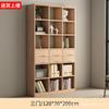 Estantería Hueca de Madera Maciza, Estante de Almacenamiento Moderno Simple de Pie, Vitrina Integrada, Armario de Almacenamiento Combinado, Almacenamiento de Madera de Pino