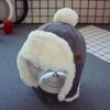 Novo Chapéu de Bebê Infantil Outono e Inverno 1 Chapéu Lei Feng com Proteção para Orelhas de Menino Chapéu de Pelúcia Tendência Coreana para Meninas 6 Meses - 2