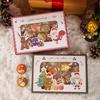 Caja de Regalo de Dulces de Navidad Copo de Nieve Turrón Galleta Embalaje de Regalo Caja de Regalo Caja Vacía Bolsita de Souvenir