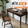 Mesa de Escrita Minimalista Moderna Americana de Madeira Maciça Mesa de Escrita de Luxo Leve para Apartamento Casa Quarto Estudo Mesa de Escritório Mesa para Computador
