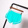Pantalones cortos deportivos transpirables para mujer, de verano, informales, para el hogar, de color liso, para yoga y playa, color caramelo