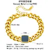 Lote Misto de Pulseiras de Aço Titânio Galvanizado a Vácuo PVD com Acabamento de Luxo, Joias de Aço Inoxidável para Venda Transfronteiriça Que Não Desbotam no Verão, Personalizáveis para Mulheres