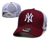 Gorra de Béisbol de Malla Yankees NY para Mujer, Nueva Bordada con Logo Grande, Sombrilla de Malla Transpirable para Hombre, Estilo Delgado