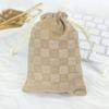 Nueva bolsa de franela a cuadros en línea bolsa multi-color para guardar joyas bolsa para empaque de regalo a mano personalización