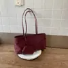 Bolsa Versátil de Ombro Único e Axila de Grande Capacidade para o Dia a Dia Nova Moda 2026 Bolsa Baguete Simples de Mão Bolsa Tote Leve