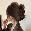 Pinza de tiburón extragrande con un toque de alta gama, pinza para el cabello exquisita y robusta para la parte posterior de la cabeza, adecuada para cabello grueso