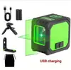 Nuevo Nivel Láser de Batería de Litio Nivel de Luz Fuerte Exterior Recargable Nivel de Línea Láser Nivelación Automática